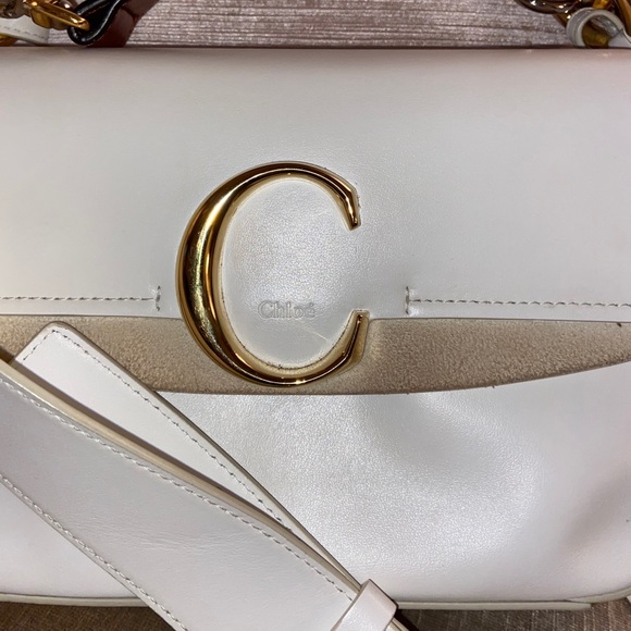 White Chloé C bag - Picture 3 of 6